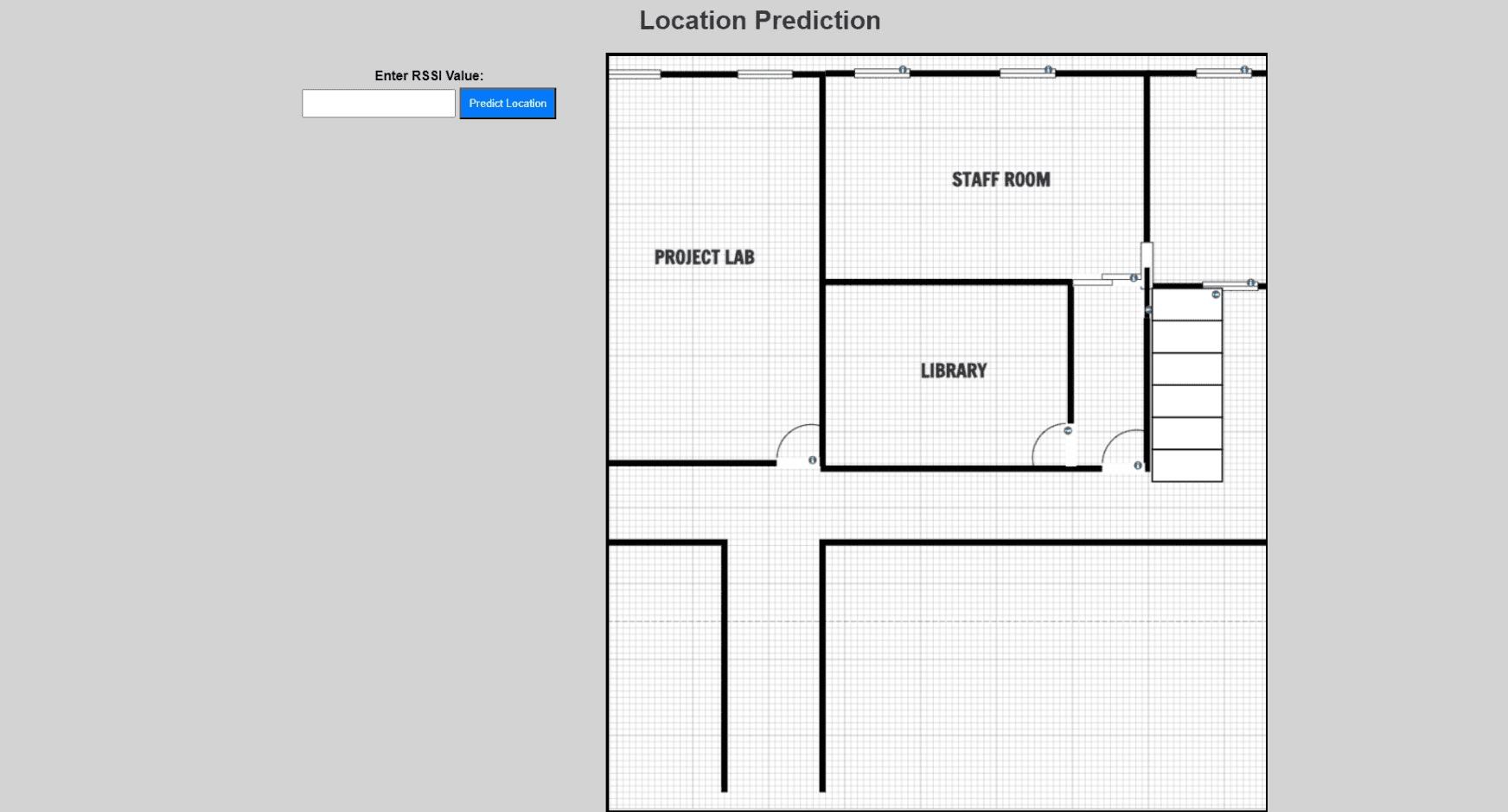 RSSI-Based Location Prediction with Flask